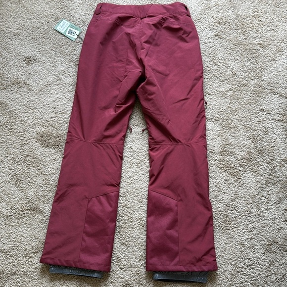 NWT REI Co-Op Powderbound Insulated Snow Ski Pants Burgundy Red - Picture 3 of 10